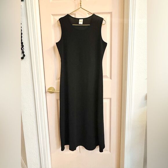 Blair Black Sheath Midi Dress - Picture 1 of 5